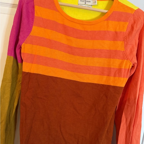 Isaac Mizrahi for target Multicolor Striped Long Sleeve Shirt - Picture 2 of 4